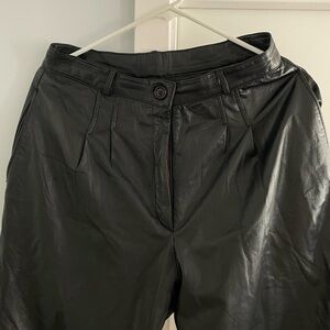 Leather pants